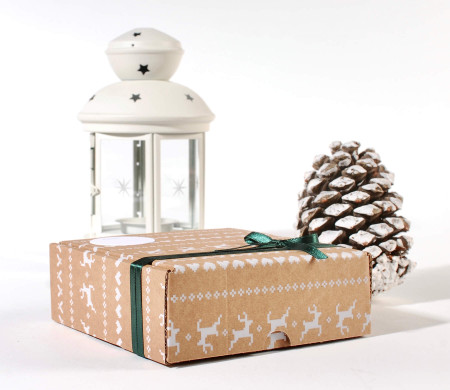 Weihnachts-Quadrat-Versandk...