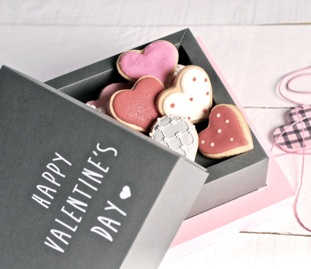 Caja impresa para San Valentín