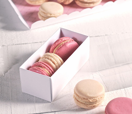 Rechteckige Schachteln für Macarons Rechteckige Schachteln für Macarons