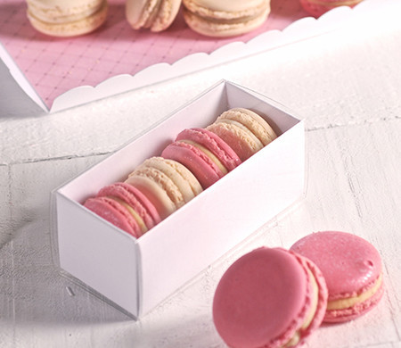 Rechteckige Schachteln für Macarons Rechteckige Schachteln für Macarons