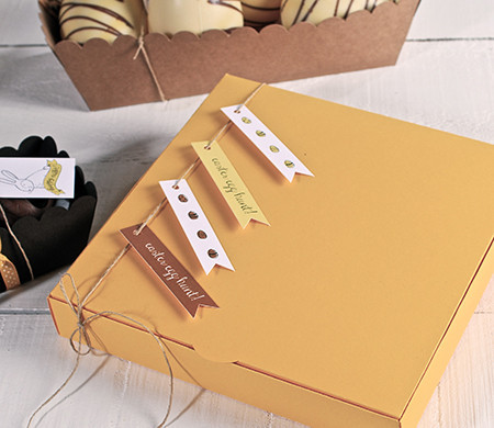Schlichte Schachtel für Pralinen