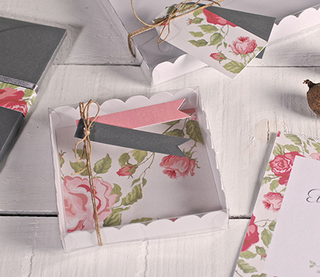 Transparente Schachteln für kleine Hochzeitsgeschenke