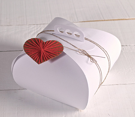 Caja decorada para pasteles