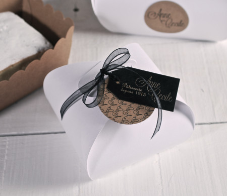 Caja para pastelitos pequeños