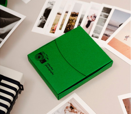 Grüne Schachtel für Polaroids Grüne Schachtel für Polaroids
