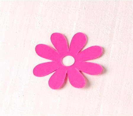 Set mit 10 Gänseblümchen aus Karton