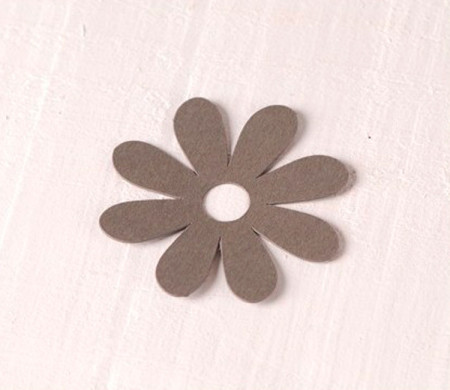 Set mit 10 Gänseblümchen aus Karton