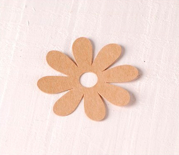 Set mit 10 Gänseblümchen aus Karton