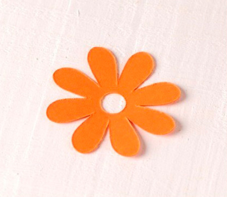 Set mit 10 Gänseblümchen aus Karton