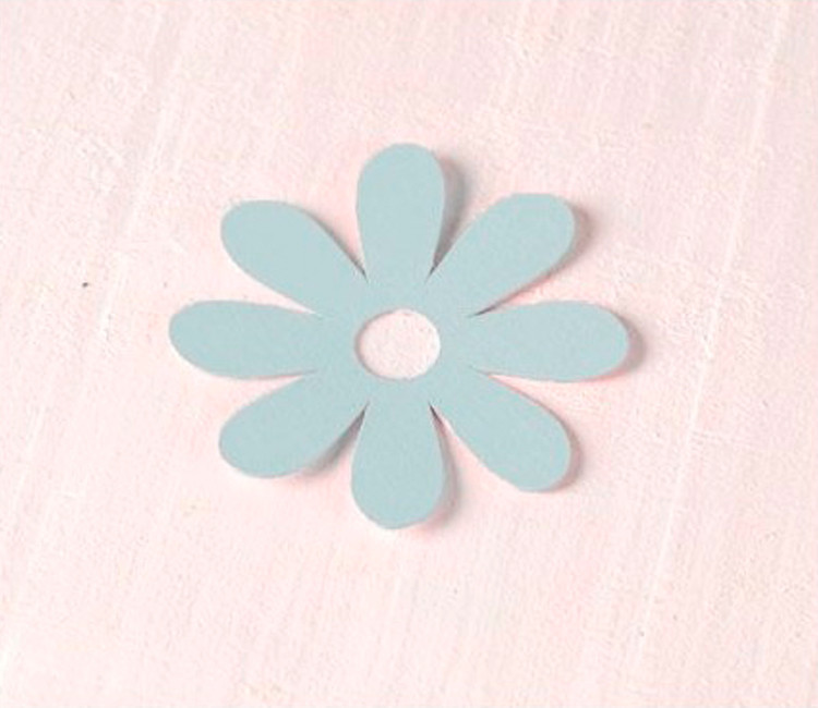 Set mit 10 Gänseblümchen aus Karton