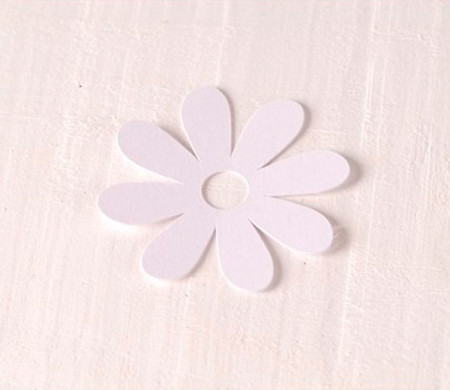 Set mit 10 Gänseblümchen aus Karton