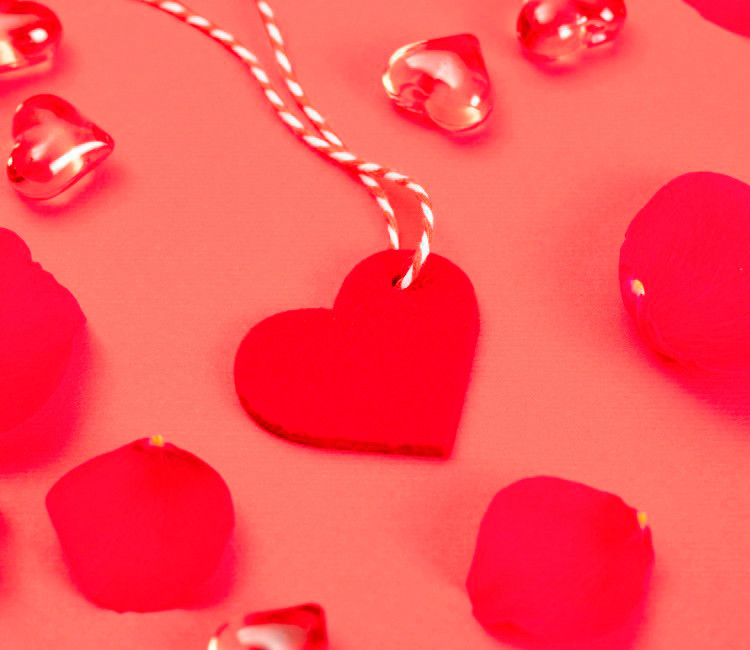 Filzherzanhänger, mit viel Liebe!