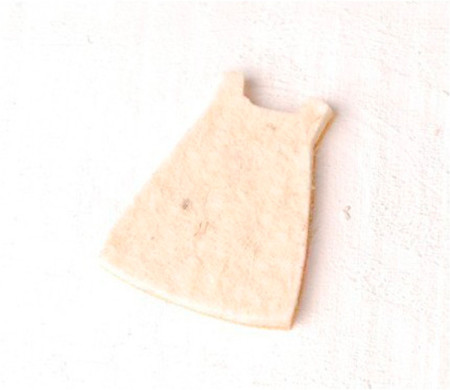 Mädchenkleid. Filzschmuck für Babygeschenke.