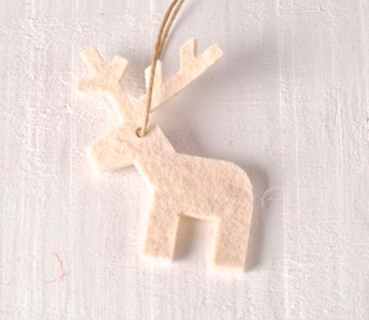 Filz-Rentier, ein schöner Weihnachtsschmuck