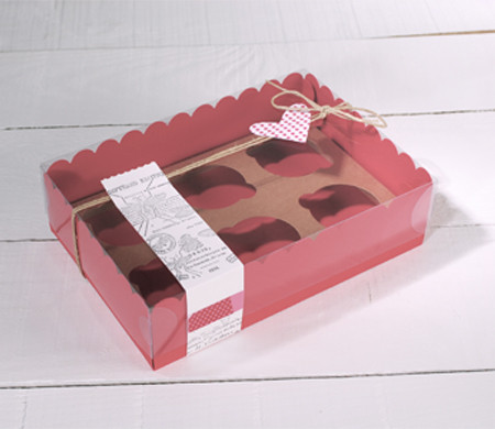 Caja para Seis Cupcakes
