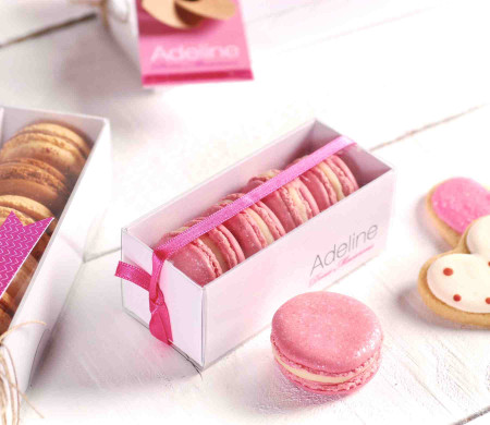 Kleine Schachtel für Macarons