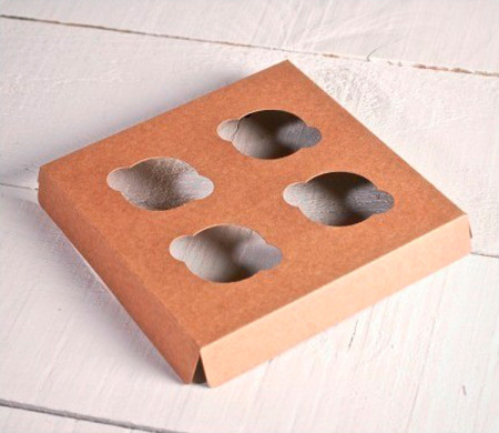 Holder für 4 Mini-Cupcakes, perfekt für Konditoreien