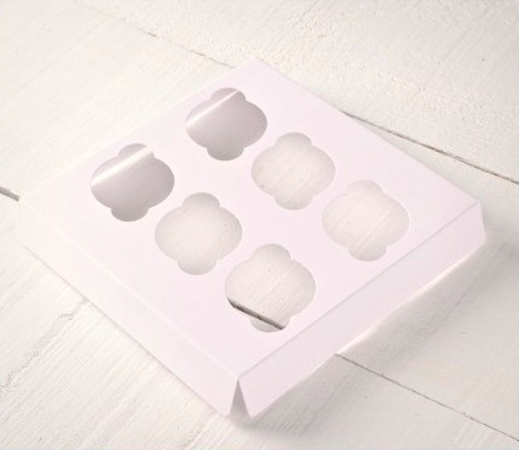 Holder für 6 Mini-Cupcakes, für Gebäckschachteln