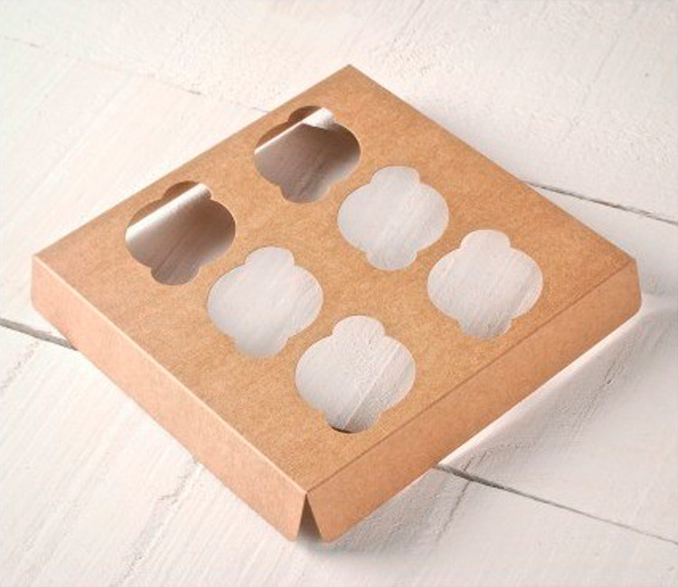 Holder für 6 Mini-Cupcakes, für Gebäckschachteln