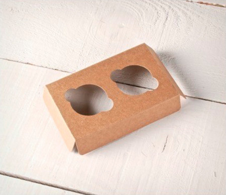 Holder für 2 Mini-Cupcakes, ideal für Konditoreien