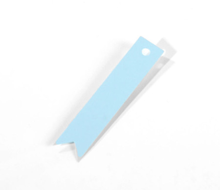 Etiketten in Form eines Banners, eine originelle Note