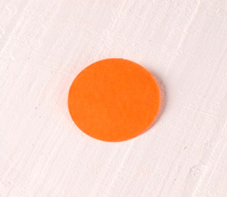 Runde Kartonetiketten