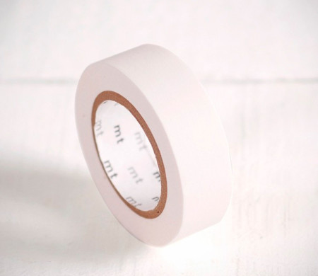 Washi Tape in mattem Weiß