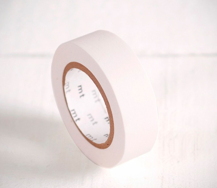 Washi Tape in mattem Weiß