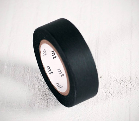 Schwarzes Washi Tape