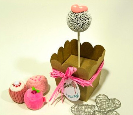 Schachteln für einen Cake Pop