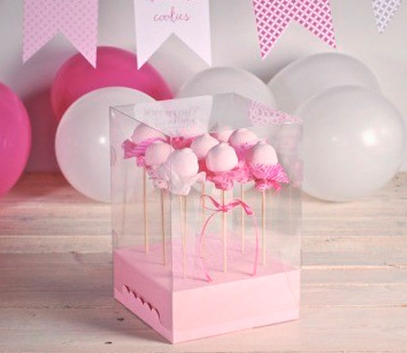 Cajas Transparentes para Cake Pops