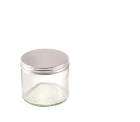 Glasbehälter für aromatische Cremes oder Kerzen