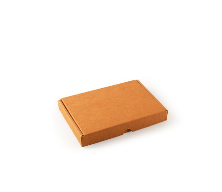 Flache Schachtel für den Postversand