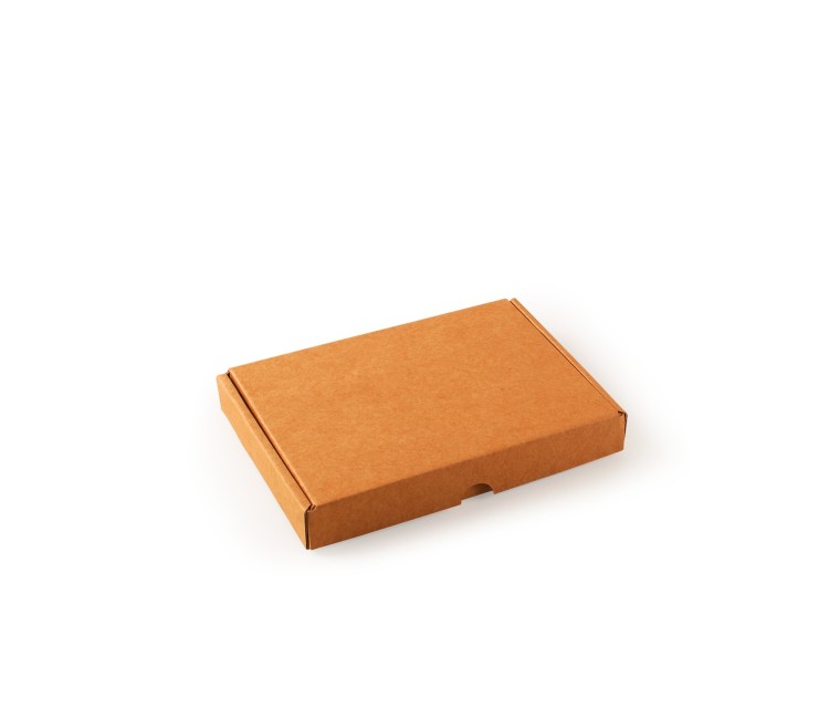 Flache Schachtel für den Postversand