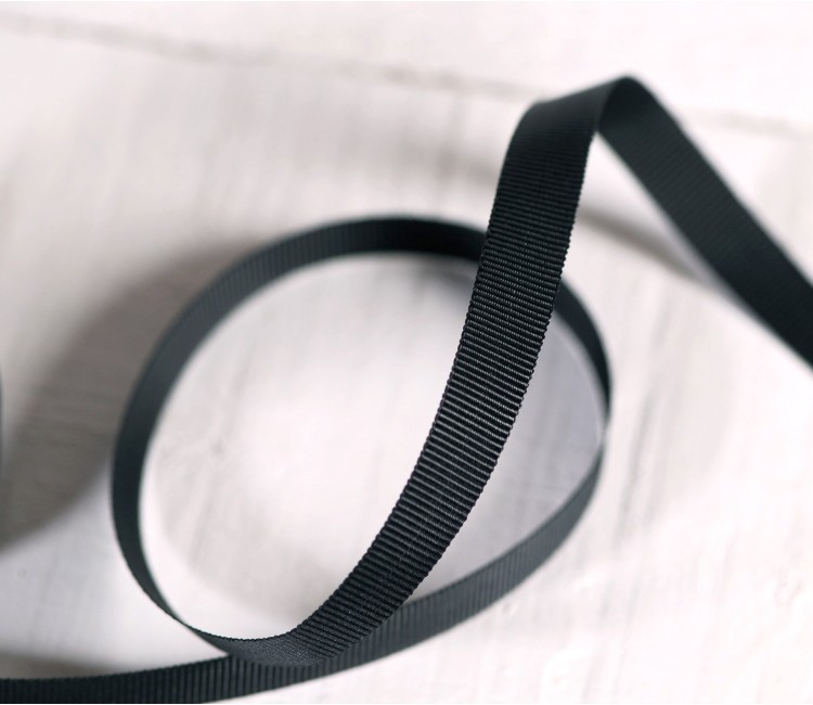 Schwarzes Grosgrain-Band Schwarzes Grosgrain-Band