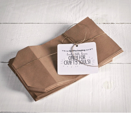 Pack von 20 Zylindrischen Papiertüten