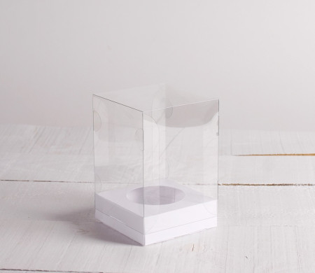 Transparente Schachtel für ein Osterei