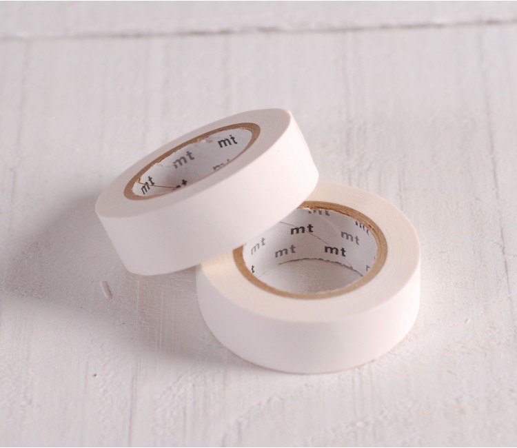 Washi Tape in mattem Weiß