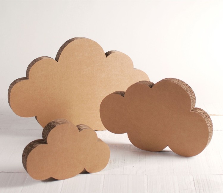 Dekorative Kartonwolken. 3er-Set! Dekorative Kartonwolken. 3er-Set!