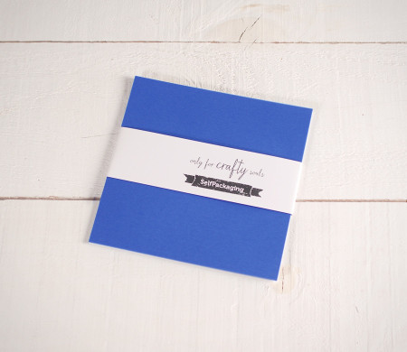 Cartulinas Vegetales Azul 16,5x 16,5cm