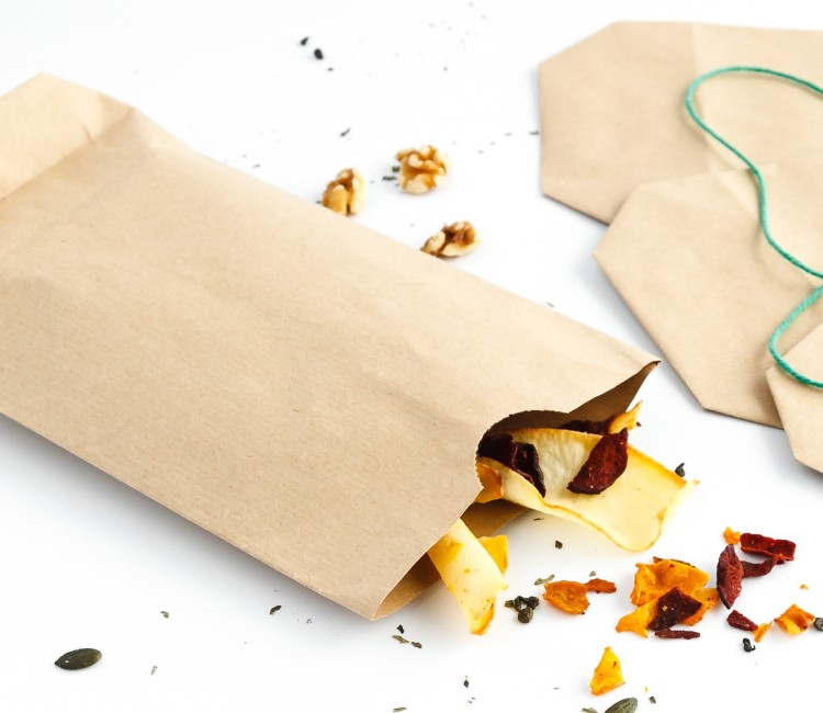 Pack von 20 Zylindrischen Papiertüten Pack von 20 Zylindrischen Papiertüten