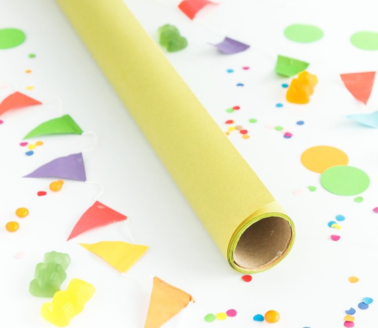 Pastellfarbenes Geschenkpapier. Verleihen Sie Ihren Geschenken Farbe!