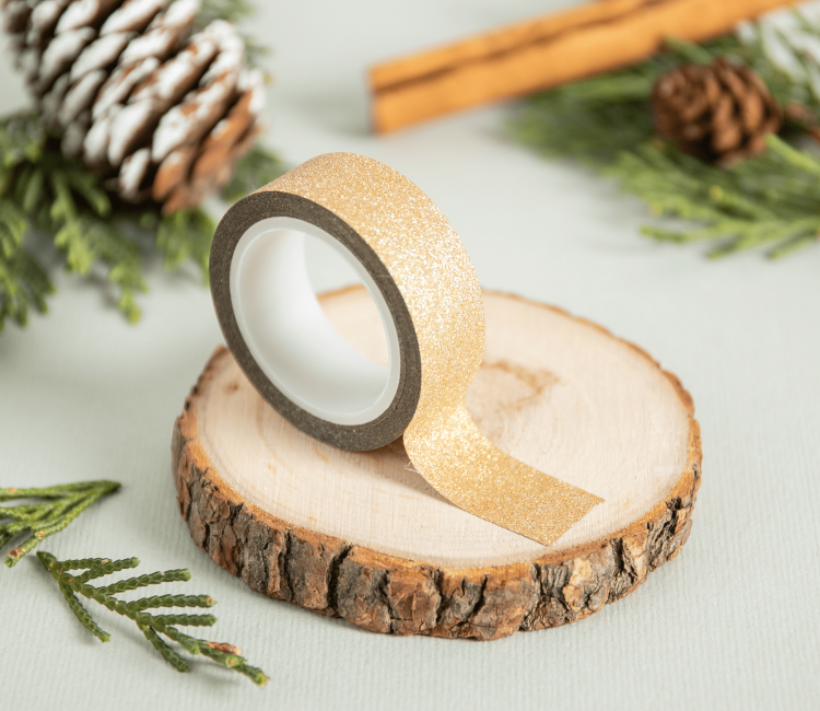 Rolle von Purpurin Washi Tape