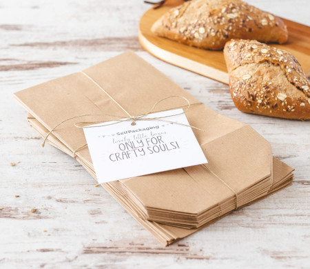 Pack von 20 Zylindrischen Papiertüten