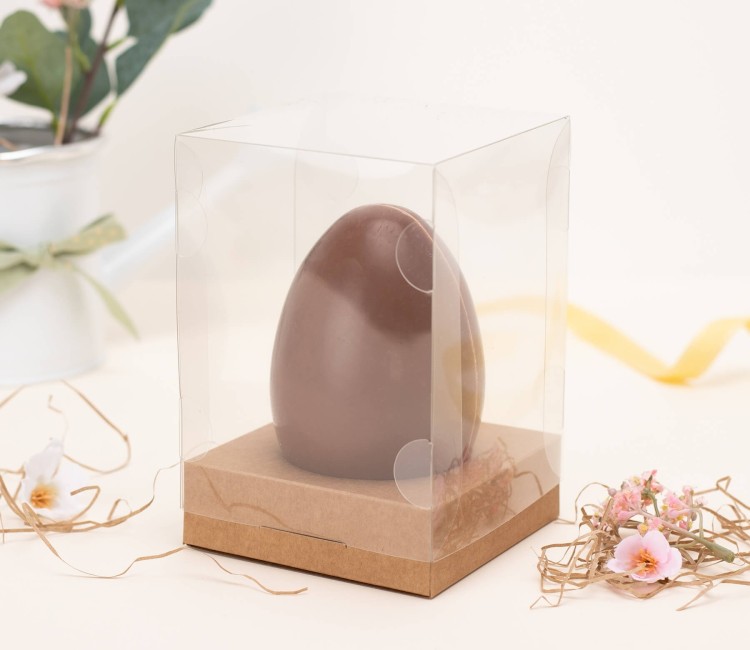 Transparente Schachtel für ein Osterei Transparente Schachtel für ein Osterei