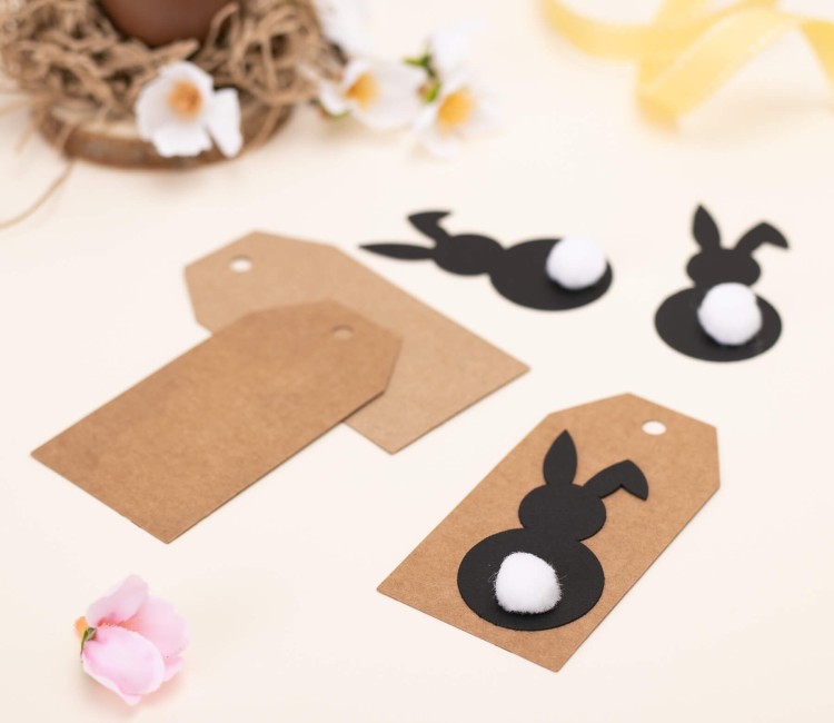 Häschen-Etiketten für Ostern! Häschen-Etiketten für Ostern!