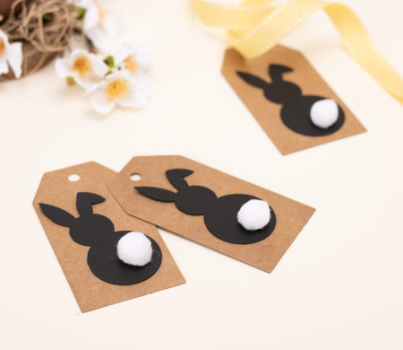 Häschen-Etiketten für Ostern!