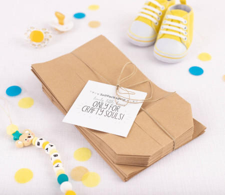Pack von 20 Zylindrischen Papiertüten