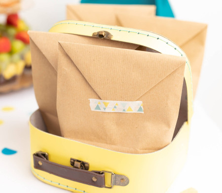 Pack von 20 Zylindrischen Papiertüten