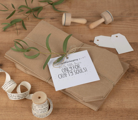 Pack von 20 Zylindrischen Papiertüten